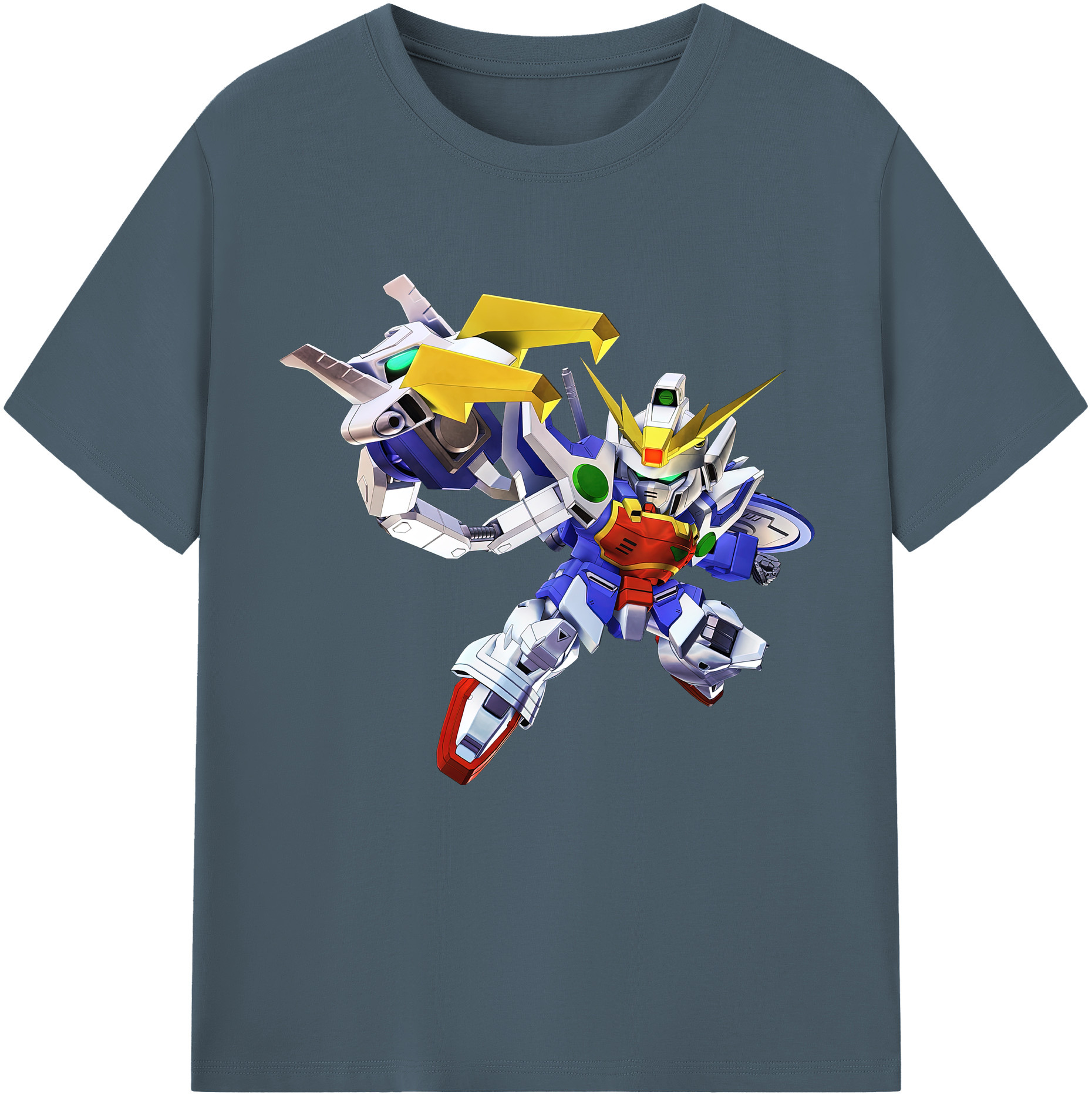 （画像用） 機動戦士ガンダム Mobile Suit Gundam 綿100％半袖Tシャツ（フロントプリント）